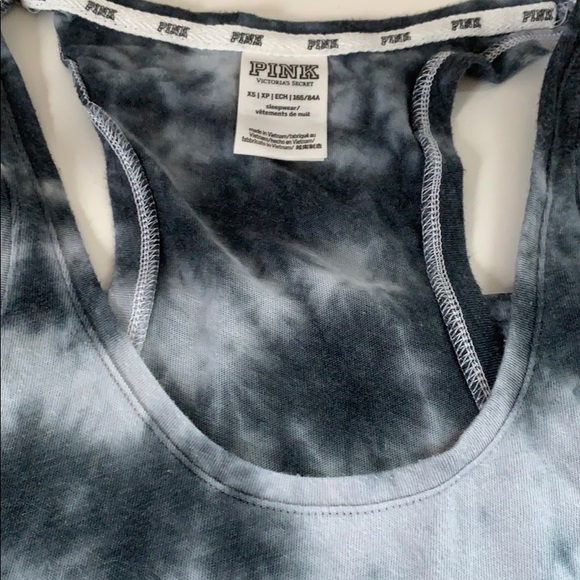 PINK tie dyed tank top - Picture 3 of 3